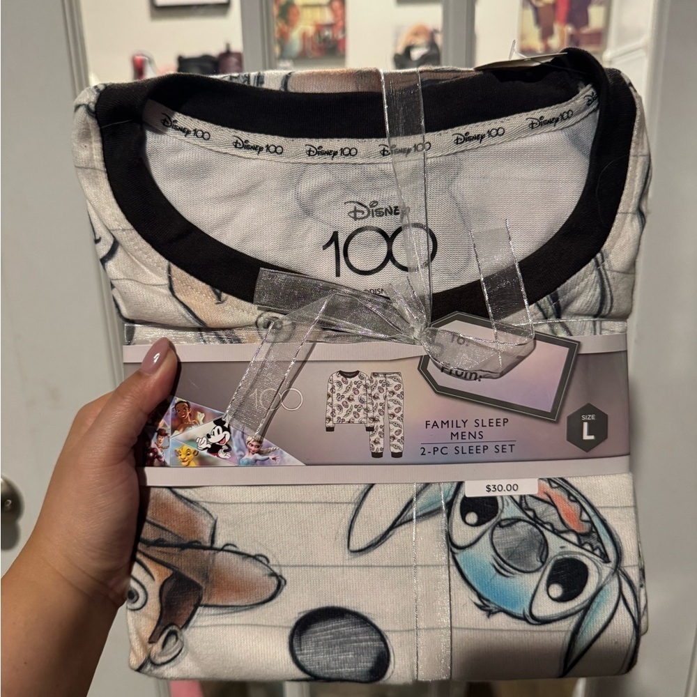 Disney 100 Family Sleep Set with Black and White Accents